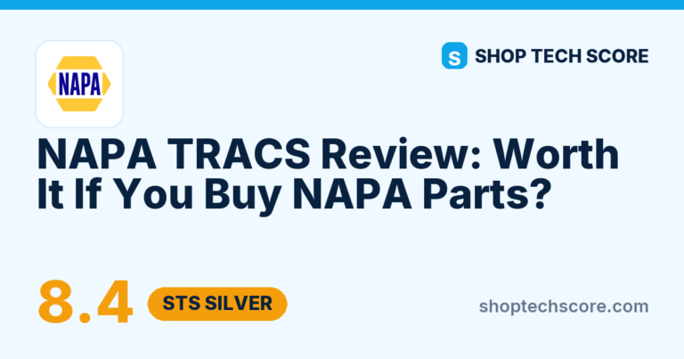 NAPA TRACS Review: Worth It If You Buy NAPA Parts? - Shop Tech Score review card